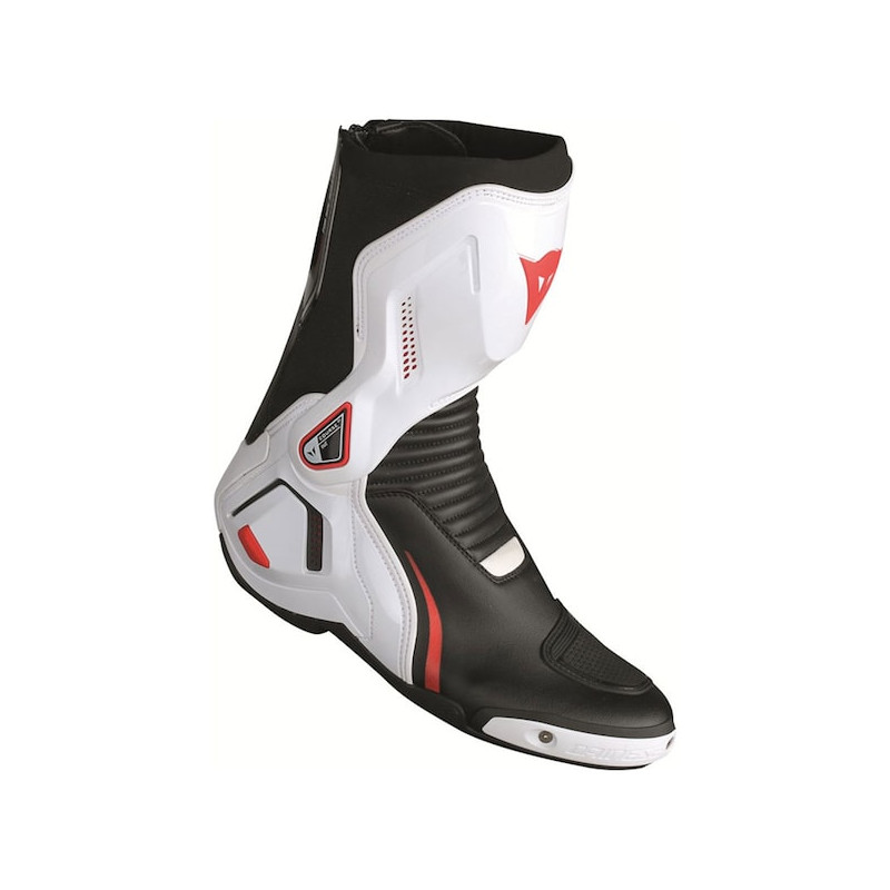 DAINESE COURSE D1 OUT BOOTS - BLACK WHITE LAVA RED