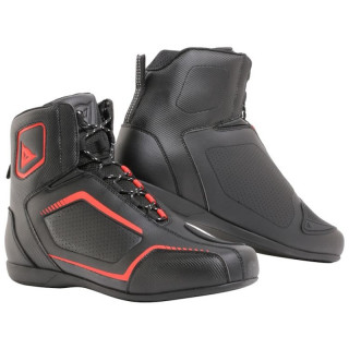 DAINESE RAPTORS AIR SHOES - BLACK FLUO RED