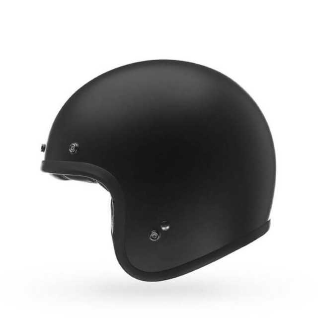 BELL CUSTOM 500 MATT BLACK OPEN FACE HELMET