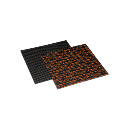 MALOSSI - 2 FEUILLES 100x100 mm CARBON ep.0,35 mm