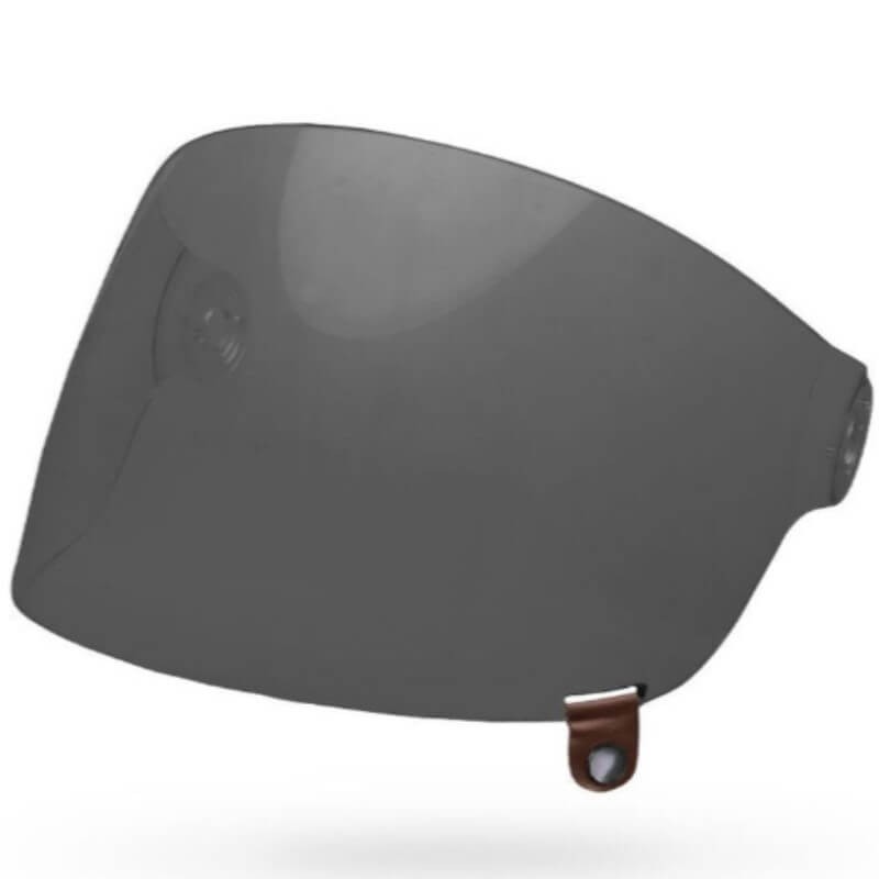 Bell Bullitt Flat Faceshield Helmet With Magnetic Brown Tab 