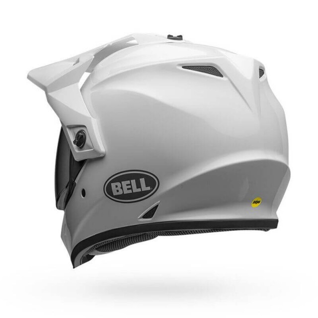 CASCO INTEGRALE ADVENTURE BELL MX-9 ADVENTURE MIPS GLOSS WHITE (LATO/RETRO)