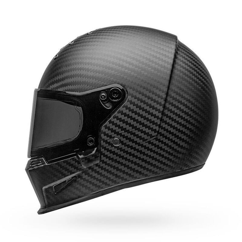 Bell Eliminator Carbon Helmet Black Matte| BurnOutMotor