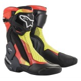 ALPINESTARS SMX PLUS V2 BOOT - BLACK RED FLUO YELLOW FLUO GRY