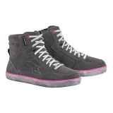 SCARPE ALPINESTARS J-6 WATERPROOF WOMEN'S - LIGHT GRAY FUCHSIA