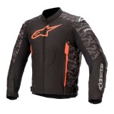 GIACCA ALPINESTARS T-GP PLUS R V3 - BLACK CAMO RED FLUO