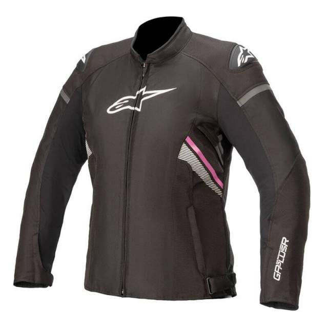 ALPINESTARS STELLA T-GP PLUS R V3 JACKET - BLACK WHITE FUCHSIA