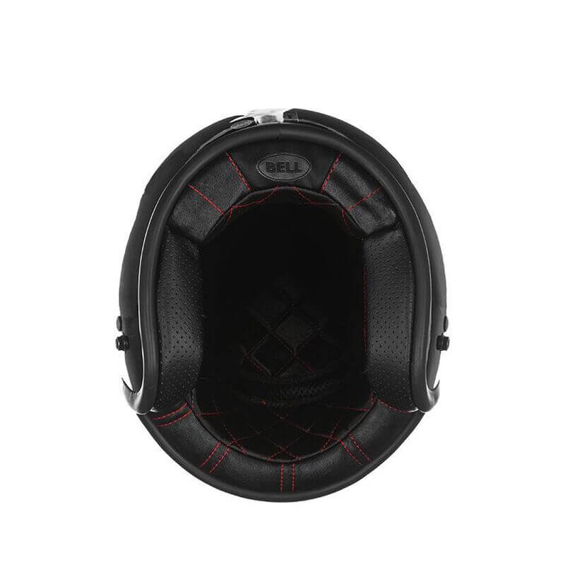 bell custom 500 rally helmet an integrated 5 snap pattern for aftermarket shields and visors Bell Motorcycle Helmets 7165869 Bell