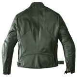 SPIDI CLUBBER LEATHER JACKET - GREEN ICE (BACK)