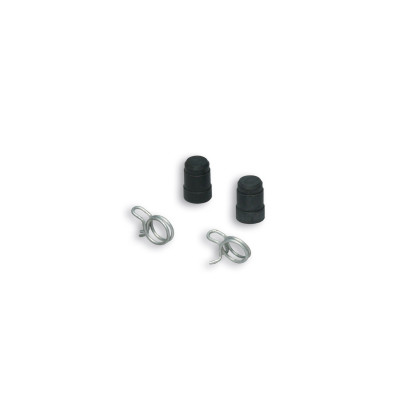 MALOSSI - 2 TAPONES Ø int. 4,8 mm con ABRAZADERAS