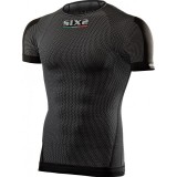 GIROCOLLO MANICHE CORTE SIX2 CARBON - SMX - NERO CARBONE