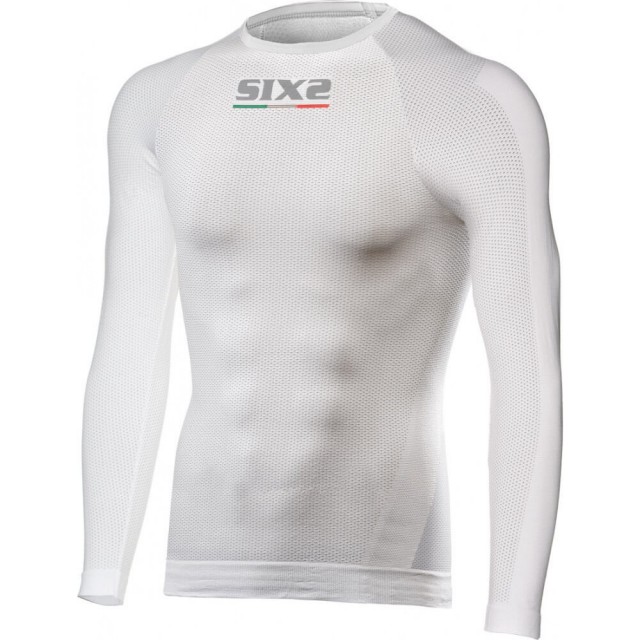 GIROCOLLO MANICHE LUNGHE SIX2 CARBON - TS2 - WHITE CARBON
