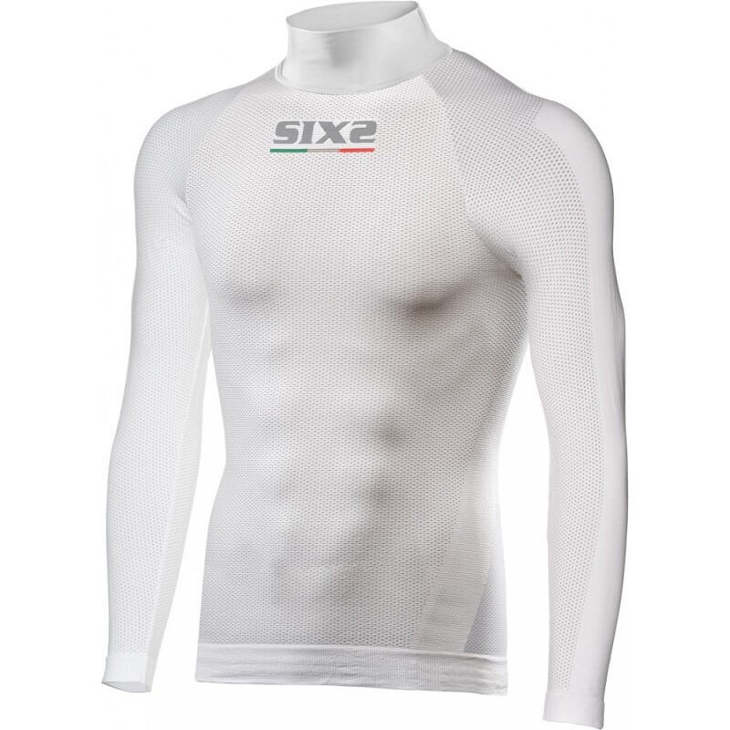LUPETTO MANICHE LUNGHE SIX2 CARBON - TS3 - BIANCO