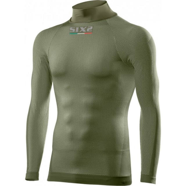 LUPETTO MANICHE LUNGHE SIX2 CARBON - TS3 - ARMY