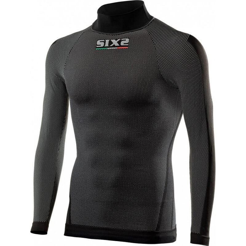 LUPETTO MANICHE LUNGHE SIX2 CARBON - TS3 - NERO