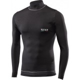 SIX2 WINDSHELL FF LONG-SLEEVE TURTLENECK JERSEY CARBON - TS4 PLUS