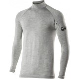 LUPETTO MANICHE LUNGHE SIX2 WOOL - TS3 MERINOS - WOOL GREY