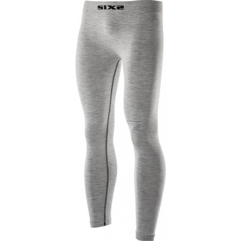 LEGGINS SIX2 CARBON MERINOS WOOL - PNX MERINOS - WOOL GRAY