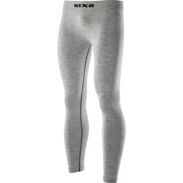 LEGGINS SIX2 CARBON MERINOS WOOL - PNX MERINOS - WOOL GRAY