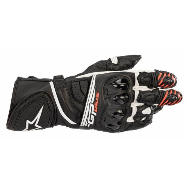 ALPINESTARS GP PLUS R V2 LEATHER GLOVE - BLACK WHITE