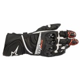 ALPINESTARS GP PLUS R V2 LEATHER GLOVE - BLACK WHITE