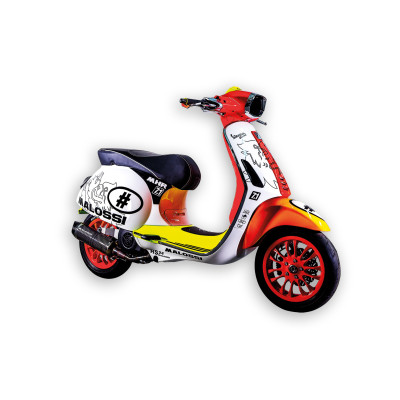 MALOSSI - Kit adesivi Trofeo Vespa