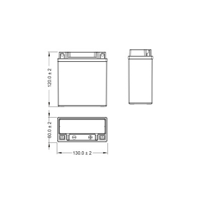 MALOSSI - Batería malossi mb5l-b gel