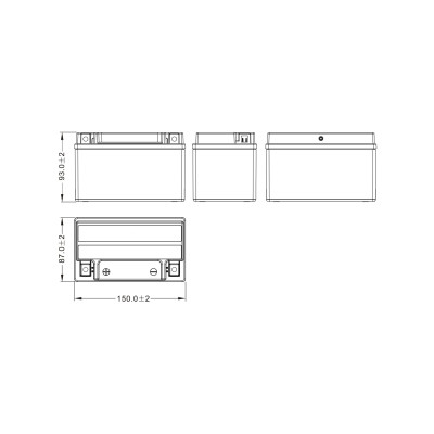 MALOSSI - Batteria Malossi MTX7A-BS GEL