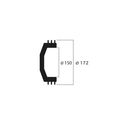 MALOSSI - MAXI WING CLUTCH BELL Kupplungsgl. Innen Ø 150 mm GEWICHT 17