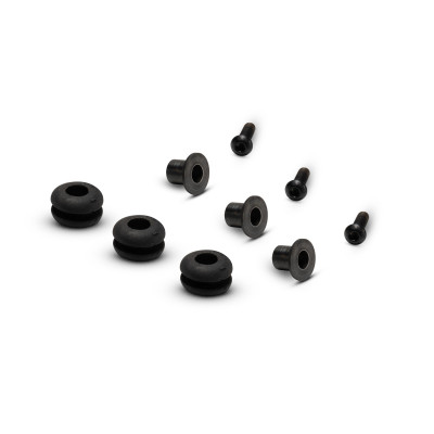 MALOSSI - SPORT SCREEN bulle - TEINTÉ FUMÉ FONCÉ - L.345xH.350 ep.3 mm