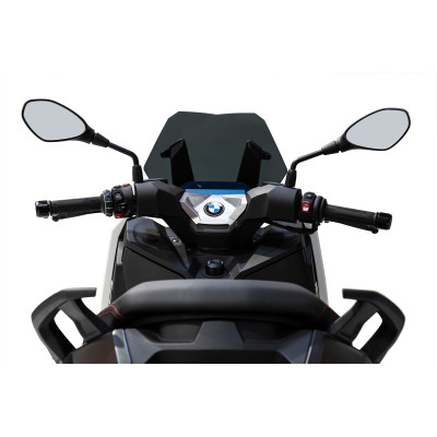 MALOSSI - SPORT SCREEN bulle - TEINTÉ FUMÉ FONCÉ - l.370xH.330 ep.3 mm