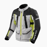 REV'IT SAND 4 H2OUT JACKET - SILVER NEON-YELLOW