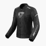 REV'IT SPRINT H2O LADIES JACKET - BLACK WHITE