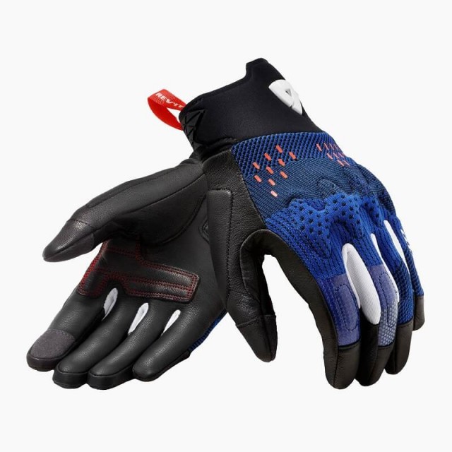 REV'IT KINETIC GLOVES - BLACK BLUE