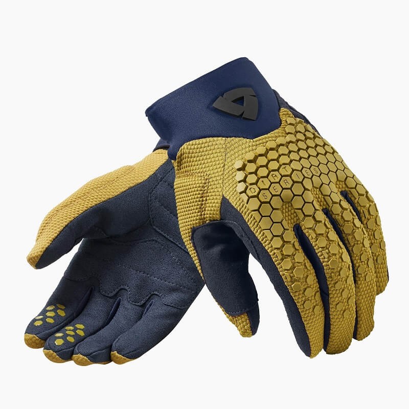 REV'IT MASSIF GLOVES - OCHER YELLOW