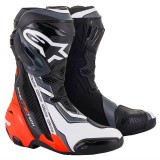 STIVALI ALPINESTARS SUPERTECH R BOOT - NERO ROSSO BIANCO GRIGIO