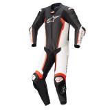 ALPINESTARS MISSILE v2 TECH-AIR LEATHER SUIT - BLACK WHITE RED FLUO