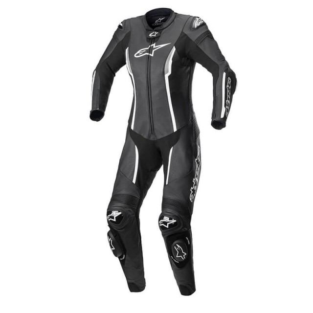 ALPINESTARS STELLA MISSILE v2 TECH-AIR LEATHER SUIT - BLACK WHITE