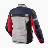 REV'IT DEFENDER 3 GTX JACKET - BLUE RED - BACK