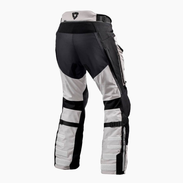 REV'IT DEFENDER 3 GTX TROUSERS - SILVER BLACK - BACK