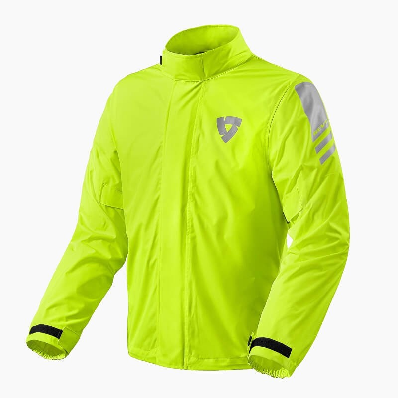 REV'IT CYCLONE 3 H2O RAIN JACKET - NEON YELLOW