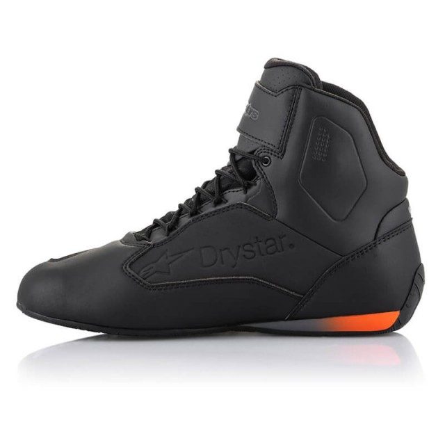 SCARPE ALPINESTARS FASTER-3 DRYSTAR BLACK COOL GRAY ORANGE FLUO - INTERNO
