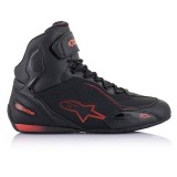 SCARPE ALPINESTARS FASTER-3 DRYSTAR BLACK RED FLUO - LATO