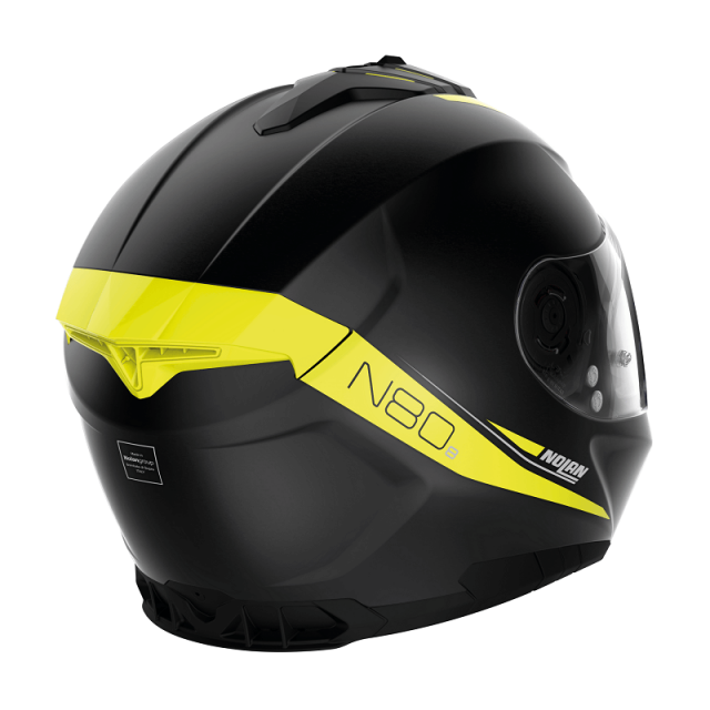 CASCO NOLAN N80.8 STAPLE N-COM - 55 FLAT BLACK - RETRO