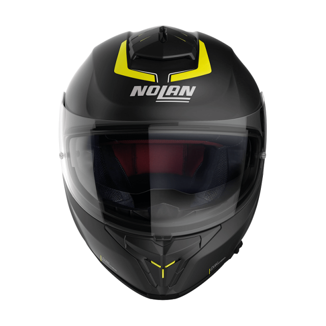 CASCO NOLAN N80.8 STAPLE N-COM - 55 FLAT BLACK - FRONTE