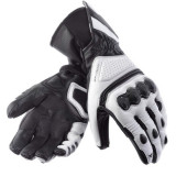 DAINESE PRO CARBON LEATHER GLOVE - BLACK WHITE