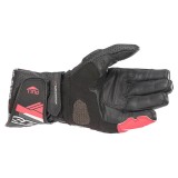 GUANTI ALPINESTARS STELLA SP-8 V3 LEATHER GLOVE NERO BIANCO ROSA - PALMO