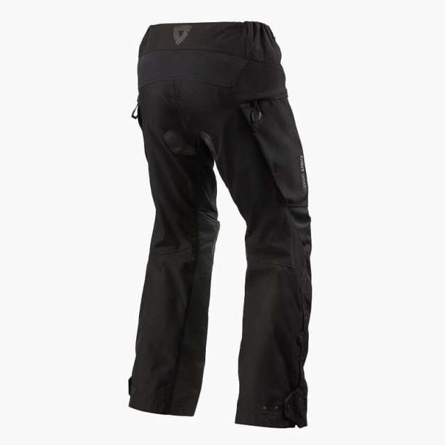 REV'IT CONTINENT TROUSERS - BLACK - BACK
