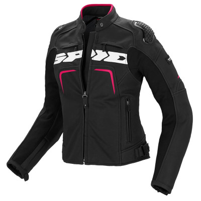 Chaqueta Spidi Evorider Leather Lady Fucsia | BurnOutMotor