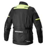 ALPINESTARS ANDES V3 DRYSTAR JACKET BLACK YELLOW FLUO - BACK